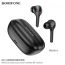 Наушники вакуумные беспроводные BOROFONE BW11 Graceful sound true wireless BT Earphone Bluetooth (черный)