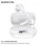 Наушники вакуумные беспроводные BOROFONE BW11 Graceful sound true wireless BT Earphone Bluetooth (белый)