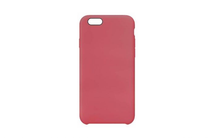 Чехол для iPhone 6 Plus/6S Plus Silicone Case Soft Touch (темно-лососевый)