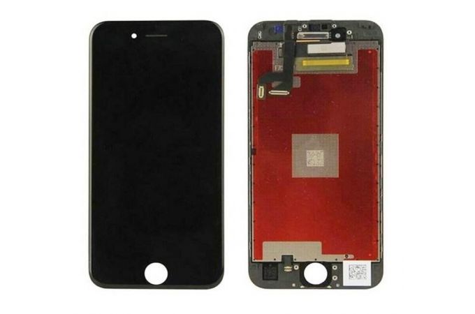 Дисплей для iPhone 6s (4.7) в сборе с тачскрином и рамкой (черный) HQ