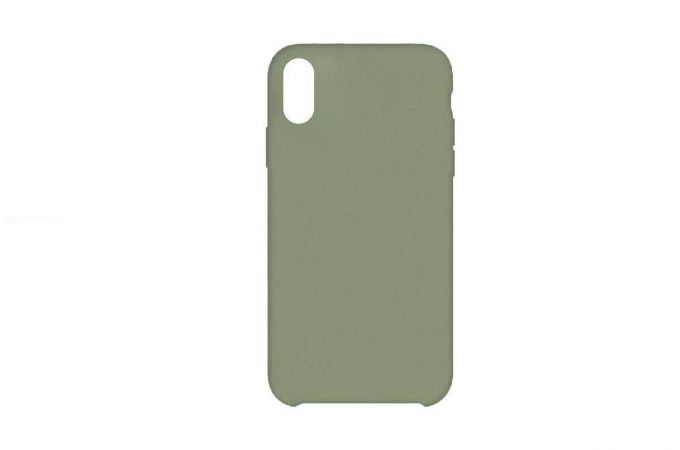 Чехол для iPhone ХS (5.8) Silicone Case Soft Touch (авокадо) 48