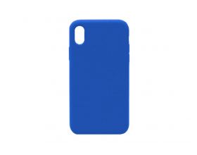 Чехол для iPhone ХS (5.8) Soft Touch (синий) 3