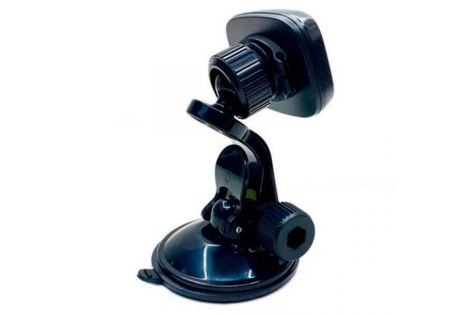 Держатель автомобильный для телефона H-CT218 магнитный на стекло жесткая ножка (цвет черный)