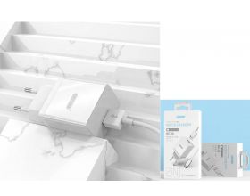 Сетевое зарядное устройство USB + кабель Lightning EZRA HC16 5В, 2400mA (белый)