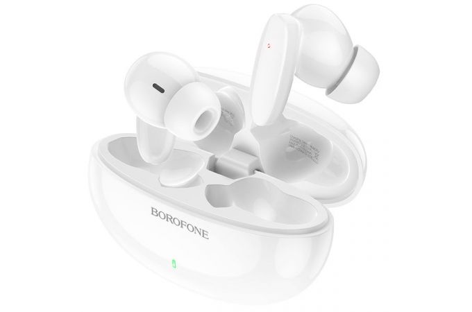 Наушники вакуумные беспроводные BOROFONE BW19 Wonderful true wireless headset Bluetooth (белый)