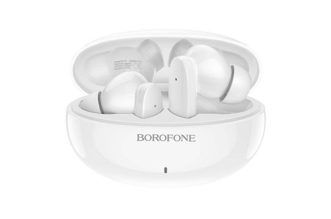 Наушники вакуумные беспроводные BOROFONE BW19 Wonderful true wireless headset Bluetooth (белый)