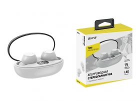 Bluetooth наушники Axxa (4054) TWS-AB-03, белые