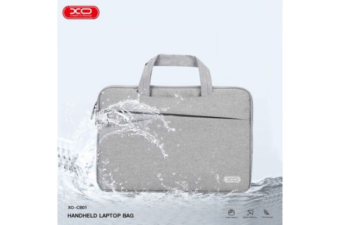 Сумка для ноутбука XO CB01 (13 inch and 14 inch) (серый)