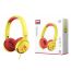 Наушники мониторные проводные XO EP47 Kids Study Wired Headphone детские (Красно-желтый)