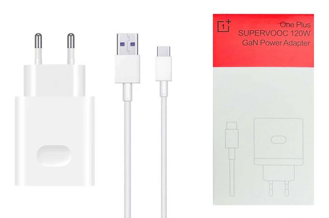 Сетевое зарядное устройство USB + кабельType-C быстрая зарядка для OnePlus/Realme/Oppo Supervooc 120W SuperVooc OnePlus 120W fast (origin)