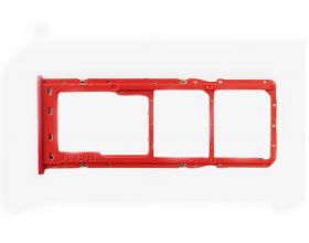 Держатель SIM для Samsung A105/ A205/ A305/ A505/ A705 (красный)