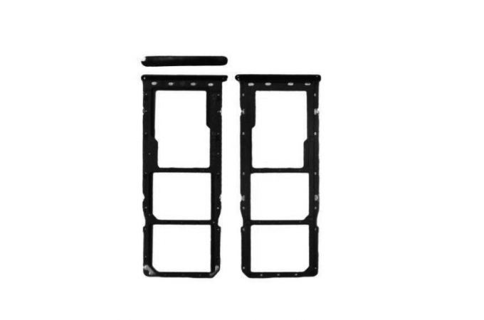 Держатель SIM для Samsung A750/ A217F (черный)