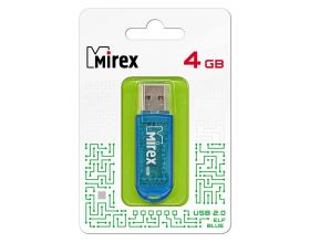 Флешка USB 2.0 Mirex ELF BLUE 4GB (ecopack)