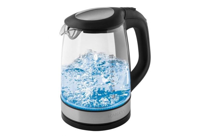 Чайник SCARLETT SC-EK27G19 2200Вт, 2.2 л, стекло