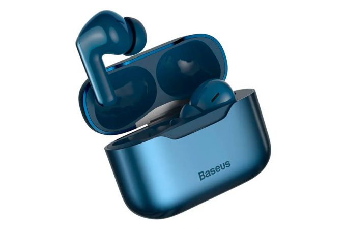 Наушники вакуумные беспроводные BASEUS SIMU S1 Pro Bluetooth 40 мАч (синий)