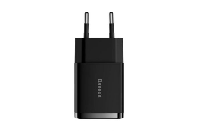 Сетевое зарядное устройство 2USB BASEUS Compact Charger 2.1A, 10.5W (чёрный)