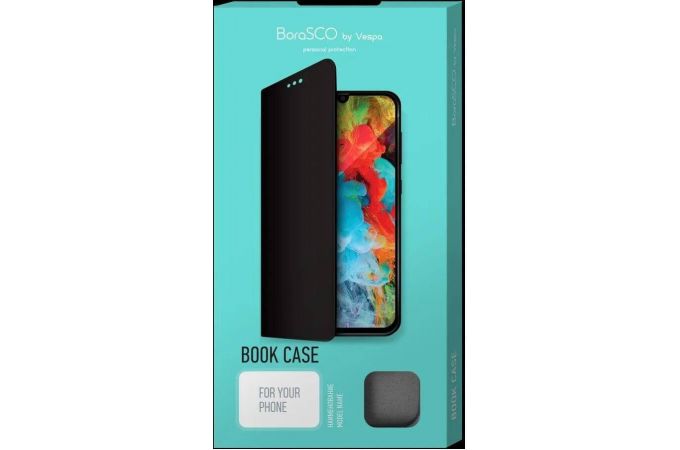 Чехол BoraSCO Book Case Realme C31 черный
