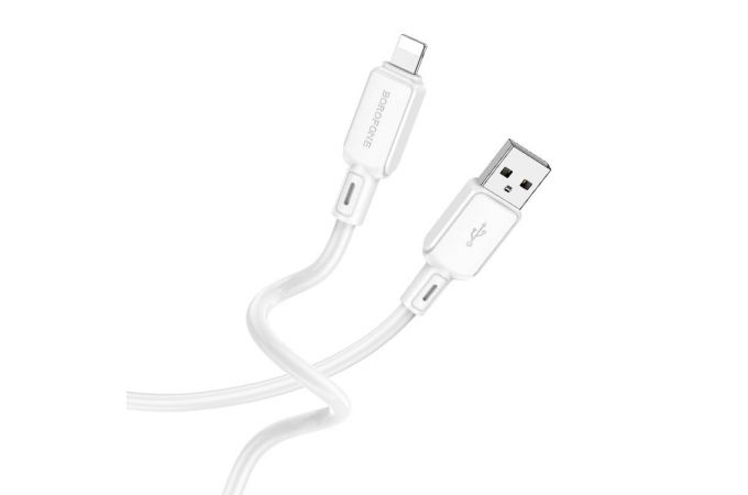 Кабель USB - Lightning BOROFONE BX94 2,4A (белый) 1м