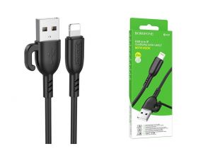 Кабель USB - Lightning BOROFONE BX91 2,4A (черный) 1м