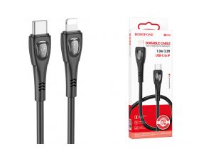 Кабель USB Type-C - Lightning BOROFONE BX98 (черный) 1м