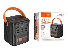 Универсальный дополнительный аккумулятор Power Bank HOCO J152 Pro Tough PD65W light 80000mAh (черный)