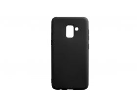 Чехол для Samsung A8 2018 / A5 2018 тонкий (черный)
