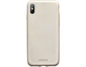 Чехол GRESSO НЕО iPhone XS Max  (золотистый)