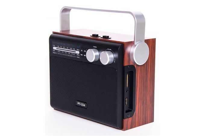 Радиоприемник Сигнал РП-334 УКВ 64-108МГц, СВ, КВ, акб 1800mA/h,BT/USB/SD/TF