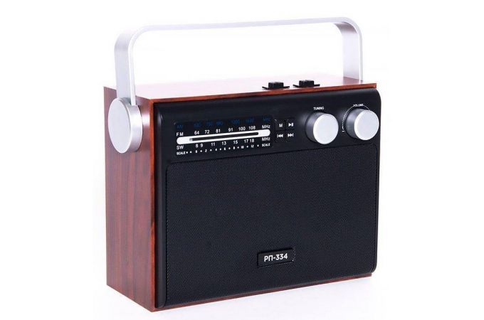 Радиоприемник Сигнал РП-334 УКВ 64-108МГц, СВ, КВ, акб 1800mA/h,BT/USB/SD/TF