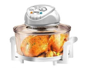 Аэрогриль CENTEK CT-1456 белый 1400 Вт, 12 л+5 л, таймер на 90 мин, 2 решетки