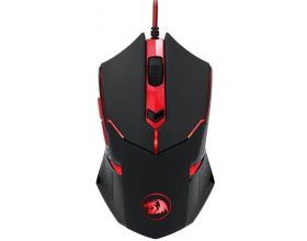 Мышь игровая проводная Redragon Centrophorus (черно-красный)