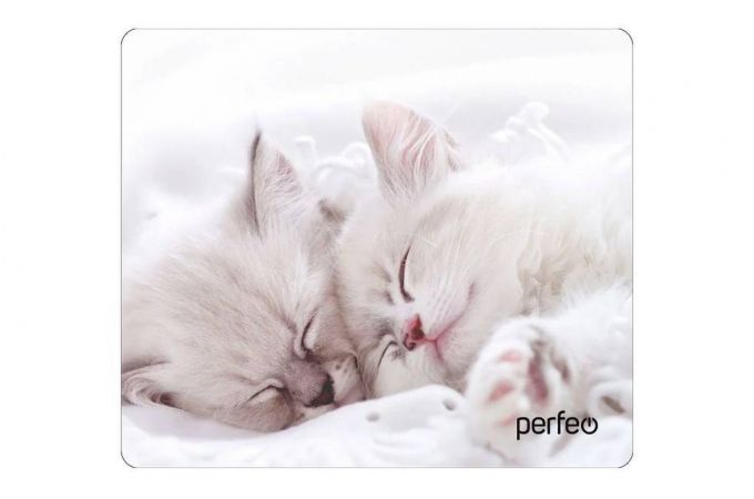 Коврик для мышки Perfeo "Cat", Рис.10 (340*280*4 мм), ткань+резиновое основание