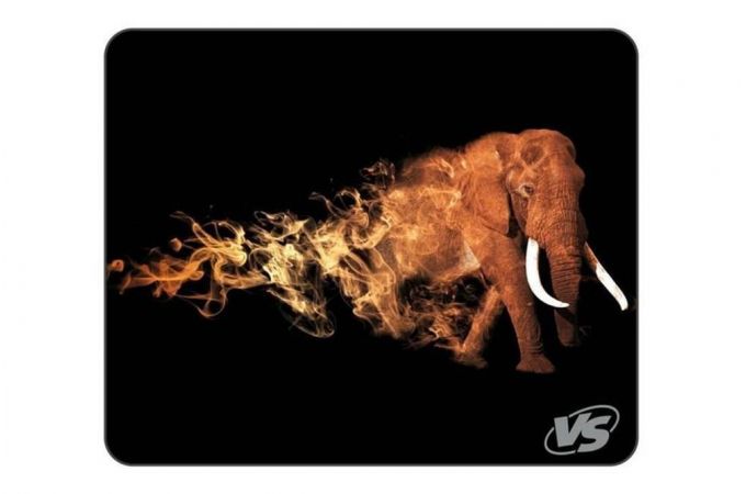 Коврик для мышки Perfeo "Flames", "Слон", (240*320*3 мм), ткань+резиновое основание