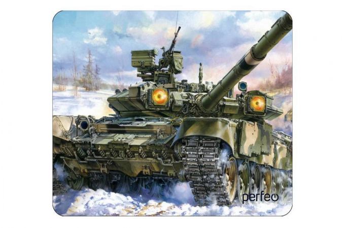 Коврик для мышки Perfeo "Tanks", Рис.8 (180*220*2 мм), ткань+резиновое основание