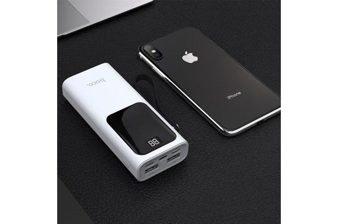 Универсальный дополнительный аккумулятор Power Bank HOCO J41 (10000 mAh) (белый)