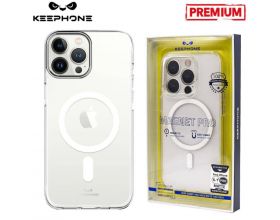 Чехол для телефона KEEPHONE MAGNET PRO MAGSAFE iPhone 14 PLUS (прозрачный, матовый)