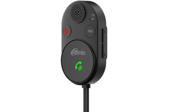 mp3 трансмиттер Ritmix BTR-200 Bluetooth 5.0, hands free, AUX, питание от USB 5V