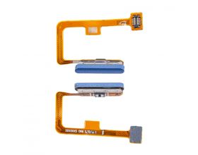 Шлейф для Xiaomi Mi 11 Lite сканер отпечатка пальцев (голубой)