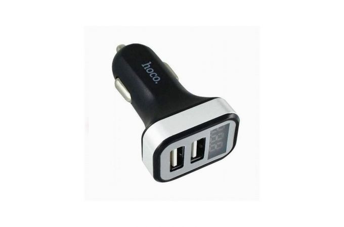 Автомобильное зарядное устройство АЗУ 2USB HOCO Z3 5V/9V Fast Charging с контролем напряжения бортов (черный)