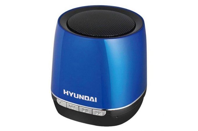 Портативная беспроводная колонка HYUNDAI i80 (черно-синий)