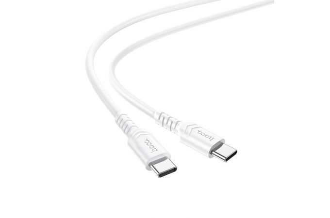 Кабель USB Type-C - USB Type-C HOCO X62, 5A/20V, PD100W (белый) 1.5м