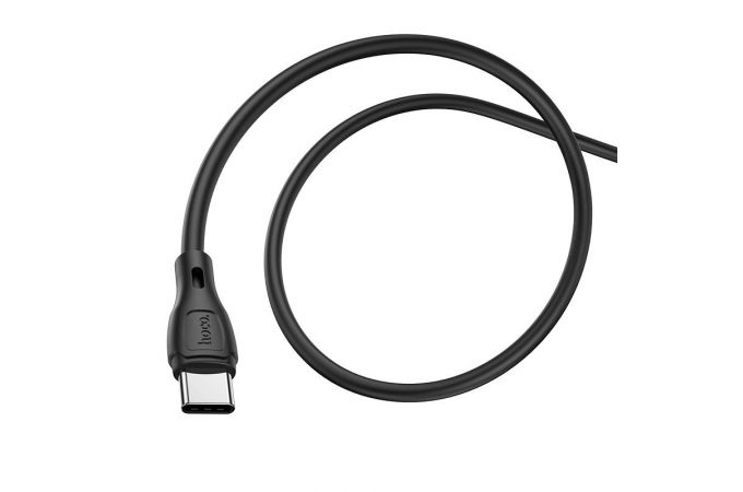 Кабель USB - USB Type-C HOCO X61, 3A (черный) 1м (силиконовый)