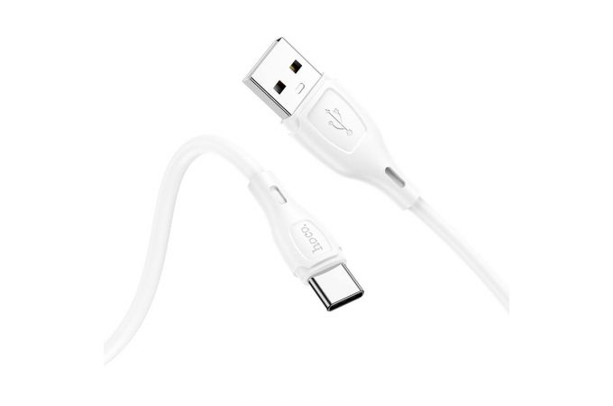 Кабель USB - USB Type-C HOCO X61, 3A (белый) 1м (силиконовый)