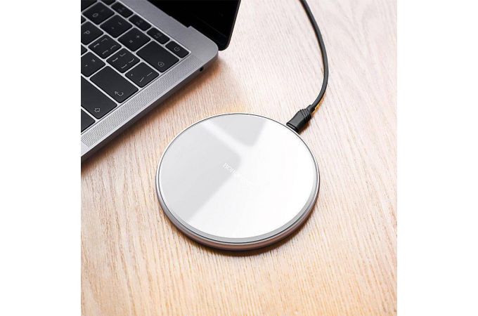 Беспроводное зарядное устройство BOROFONE BQ3 Pro 15W (серебристый)