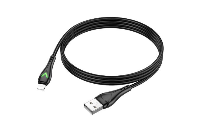 Кабель USB - Lightning BOROFONE BX65 2,4A (черный) 1м