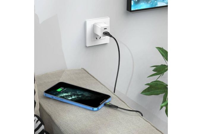 Кабель USB - Lightning BOROFONE BX65 2,4A (черный) 1м