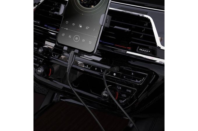 Кабель аудио BOROFONE BL8 (штекер Type-C - штекер AUX) Digital audio conversion cable (черный)