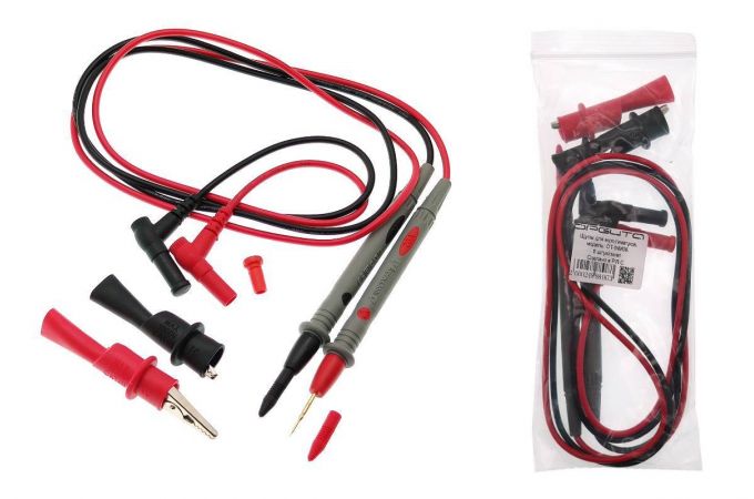 Щуп для мультиметров Орбита OT-INM06 (1000В,20А,крокодилы)