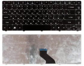 Клавиатура для ноутбука Acer Aspire Timeline 3410 3410T 4741 3810 3810T черная глянцевая