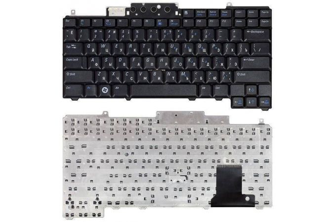 Клавиатура для ноутбука Dell Latitude D531 черная без указателя